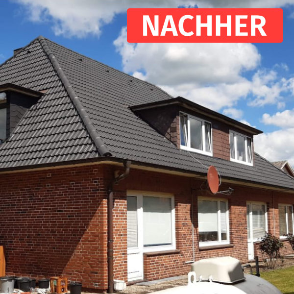 Dach nach der Dachbeschichtung Eisenach